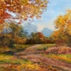 Herbst-3,  Oil Leinwand 50x80